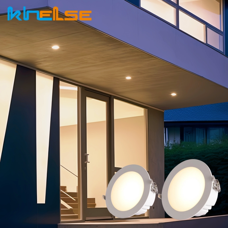 Outdoor Lighting Under Roof - Zewnętrzne wodoodporne lampy LED typu downlight