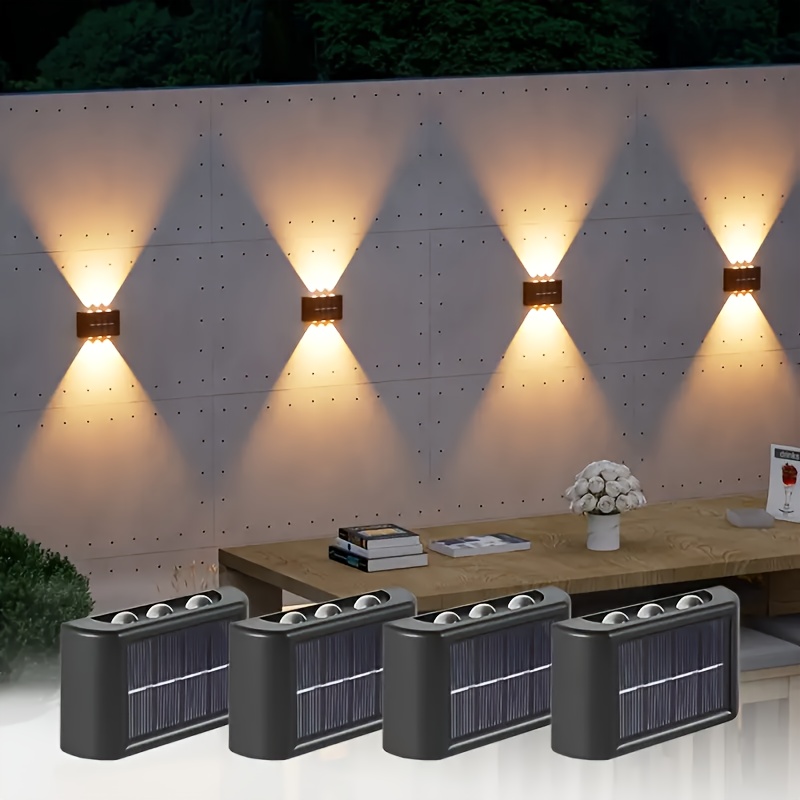 Outdoor Lighting Amazon - Zewnętrzna wodoodporna lampa solarna LED, oświetlenie