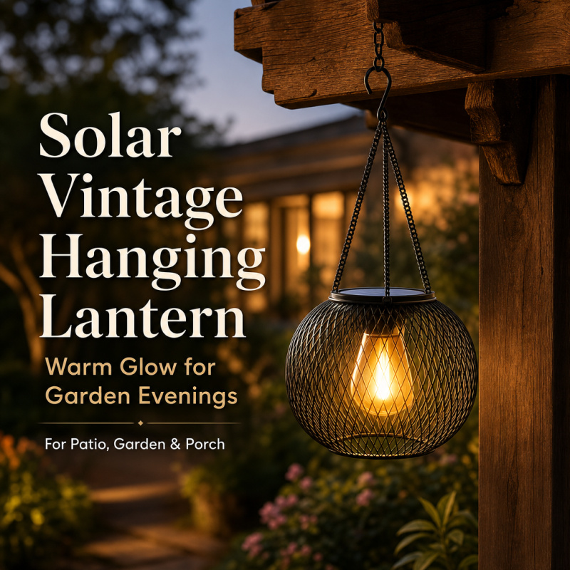Outdoor Lighting Modern - Solarna lampa podłogowa LED do zawieszenia,