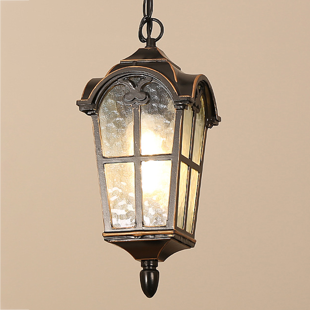 Outdoor Lighting Under Roof - Wodoodporny żyrandol zewnętrzny w stylu chińskim