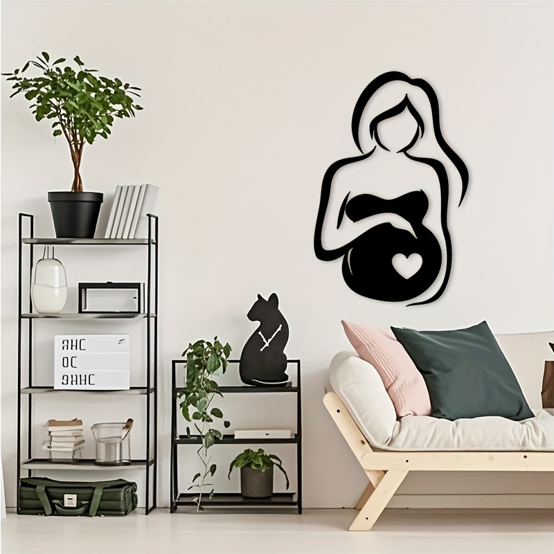 Outdoor Lighting Art - CIFBUY Metalowa Dekoracja Ścienna, Rzeźba Silueta