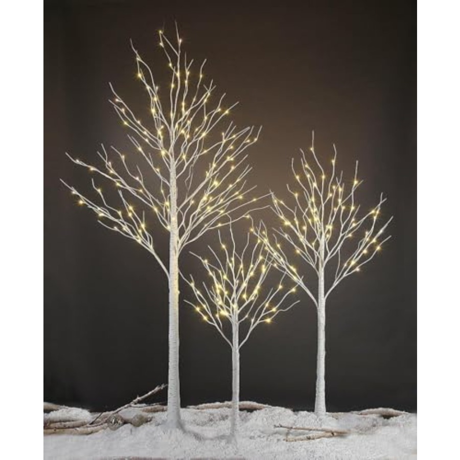 Outdoor Lighting On Trees - Zestaw światełek LED w kształcie brzozy