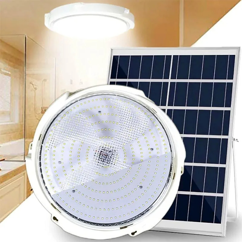 Outdoor Lighting Under Roof - Solarna lampa sufitowa LED, wodoodporna, z