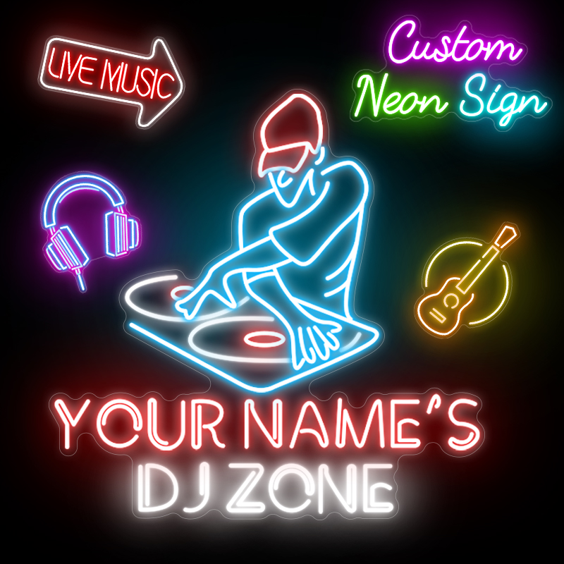 Outdoor Lighting Logo - Personalizowane neonowe szyldy z imieniem, neonowe