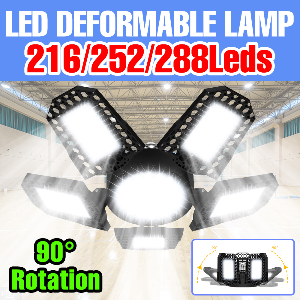 Outdoor Lighting Warehouse - 300W E27/E26 LED oświetlenie garażowe odkształcalna