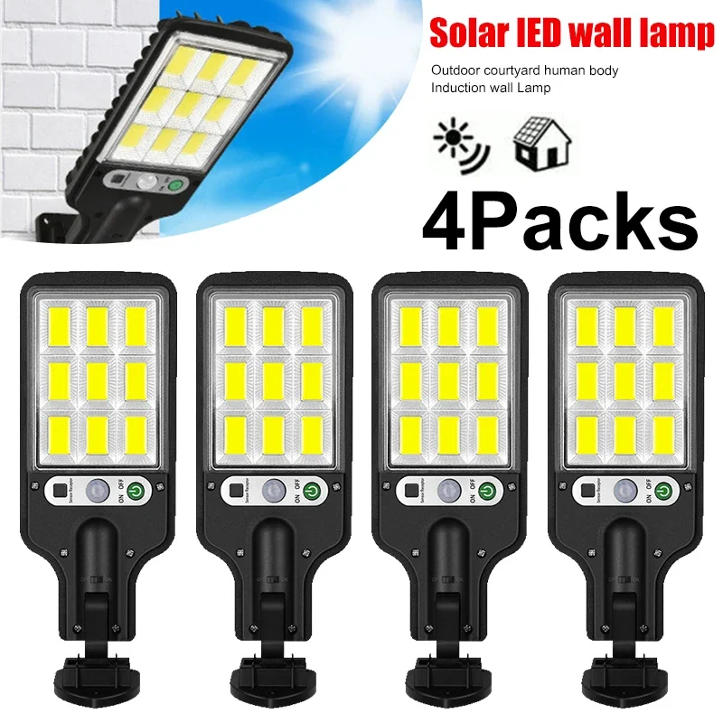Wall Lighting Outdoor - Mocna LED-owa lampa solarna zewnętrzna do