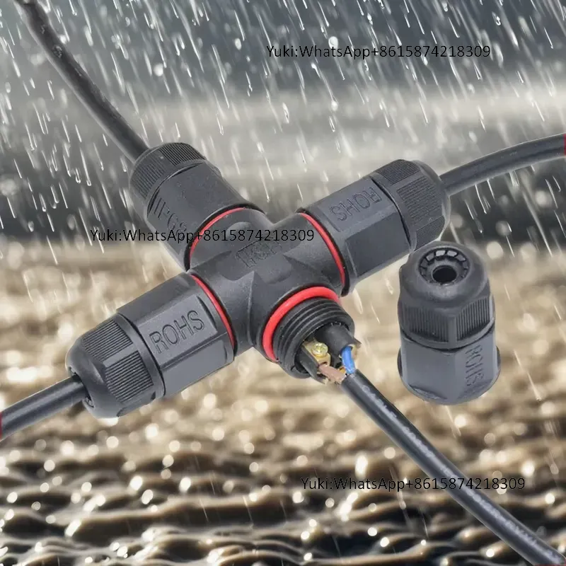 Outdoor Lighting Connectors - Wodoodporne złącze kablowe IP68 typu T,