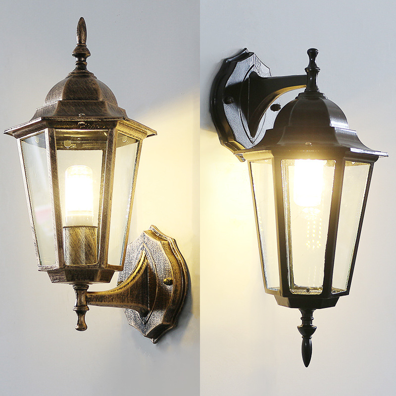 Outdoor Lighting Amazon - Styl europejski Retro Led kinkiet odkryty