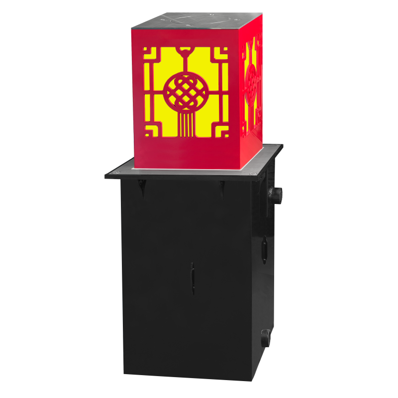 Outdoor Lighting Modern - Nowoczesna okrągła lampa ogrodowa LED typu