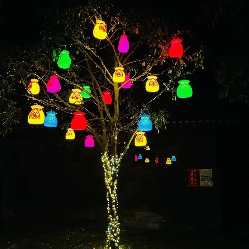 Lampiony szczęścia, woreczki z – Outdoor Lighting On Trees recenzja i cena