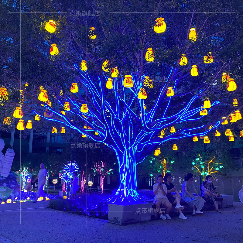 Lampiony szczęścia, woreczki z – Outdoor Lighting On Trees recenzja i cena