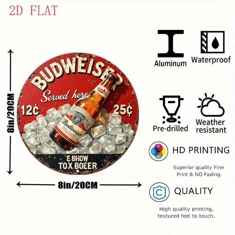1 szt. Metalowy szyld ścienny  – Outdoor Lighting Logo recenzja i cena