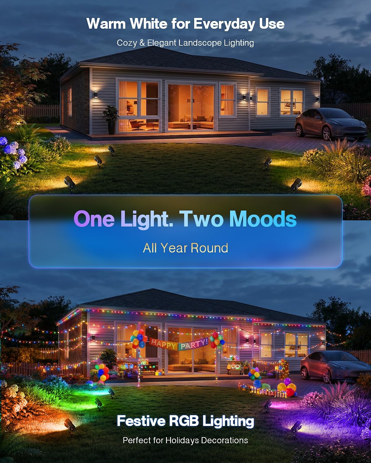 HIBOITEC 12W RGBCWWW Zestaw oś – Outdoor Lighting Kit With Transformer recenzja i cena