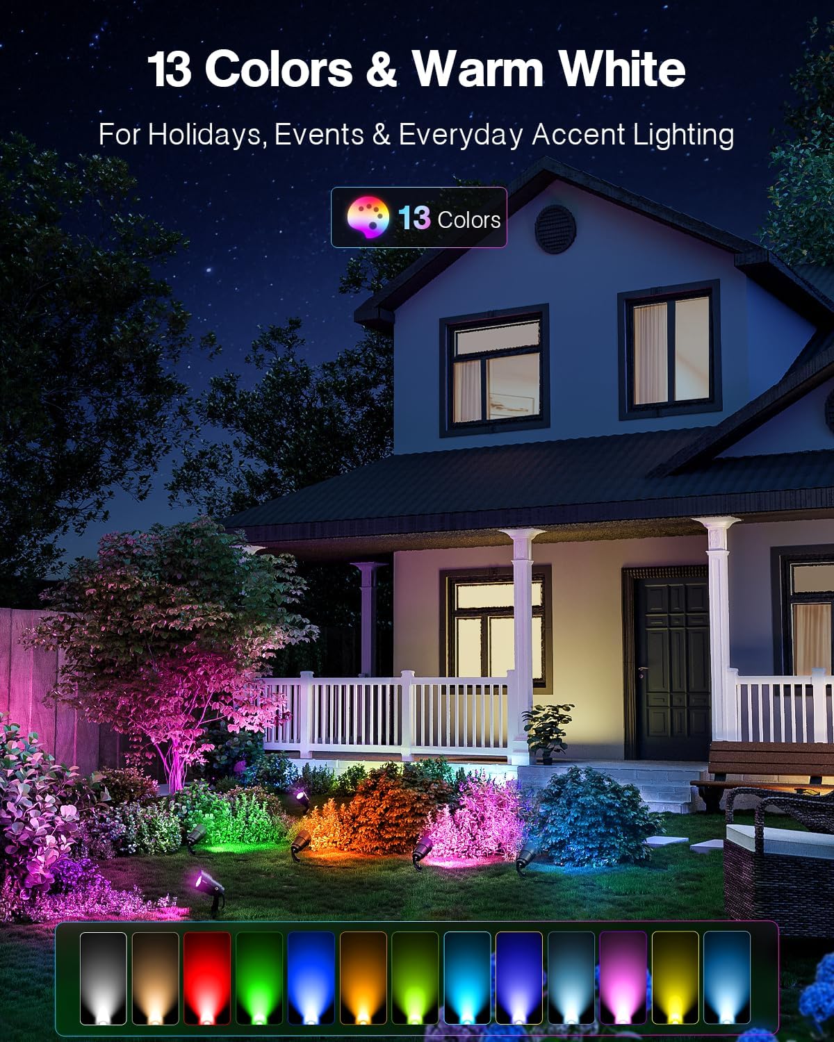 HIBOITEC 12W RGBCWWW Zestaw oś – Outdoor Lighting Kit With Transformer recenzja i cena