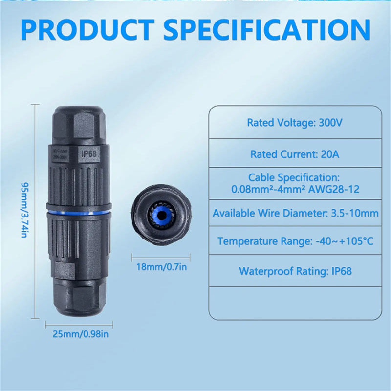 Złącze wodoszczelne IP68 do sz – Outdoor Lighting Connectors recenzja i cena