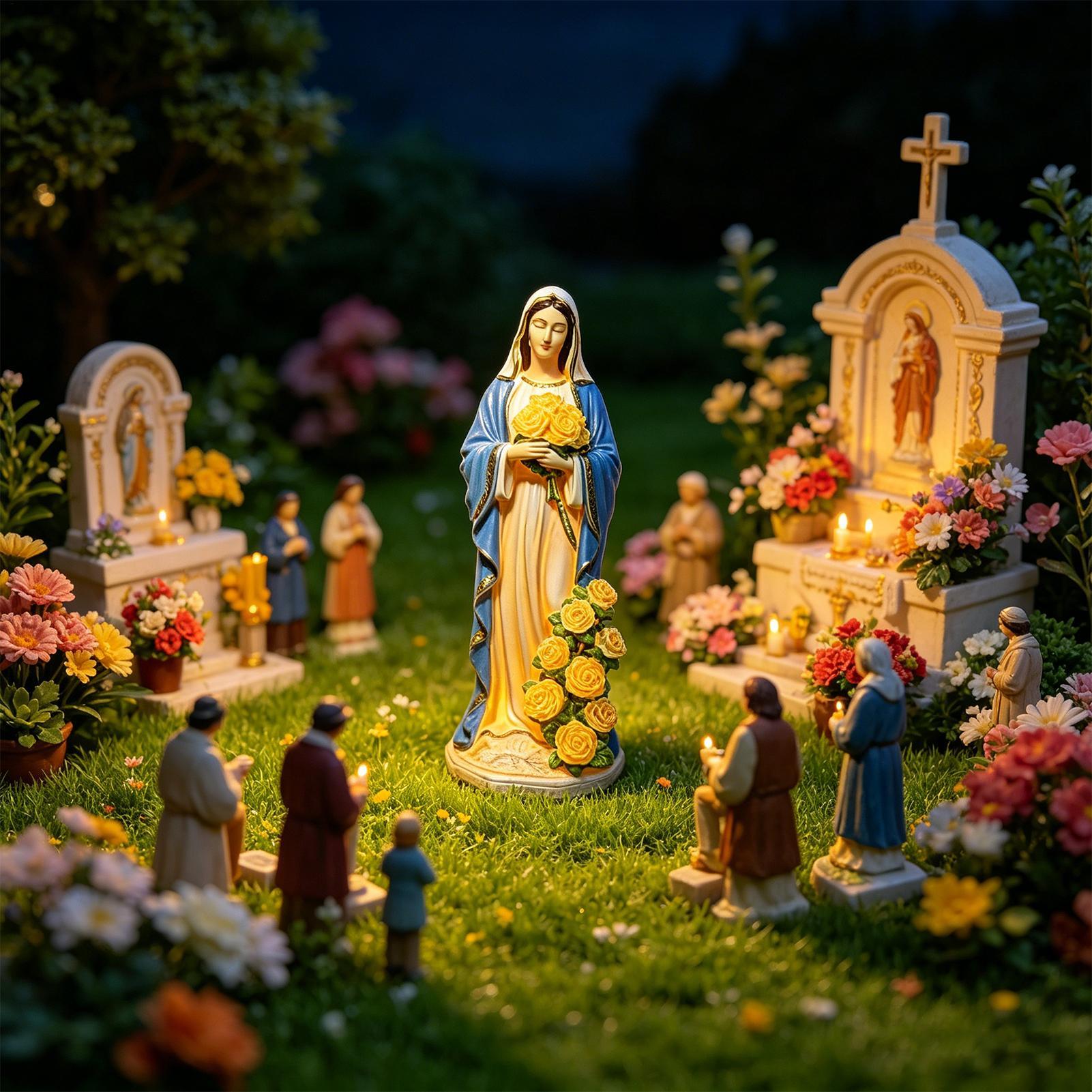 Statua Matki Boskiej zasilana  – Outdoor Lighting Manufacturers recenzja i cena