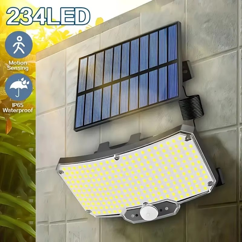 234 LED Solarne Lampy Zewnętrz – Outdoor Lighting With Motion Sensor recenzja i cena