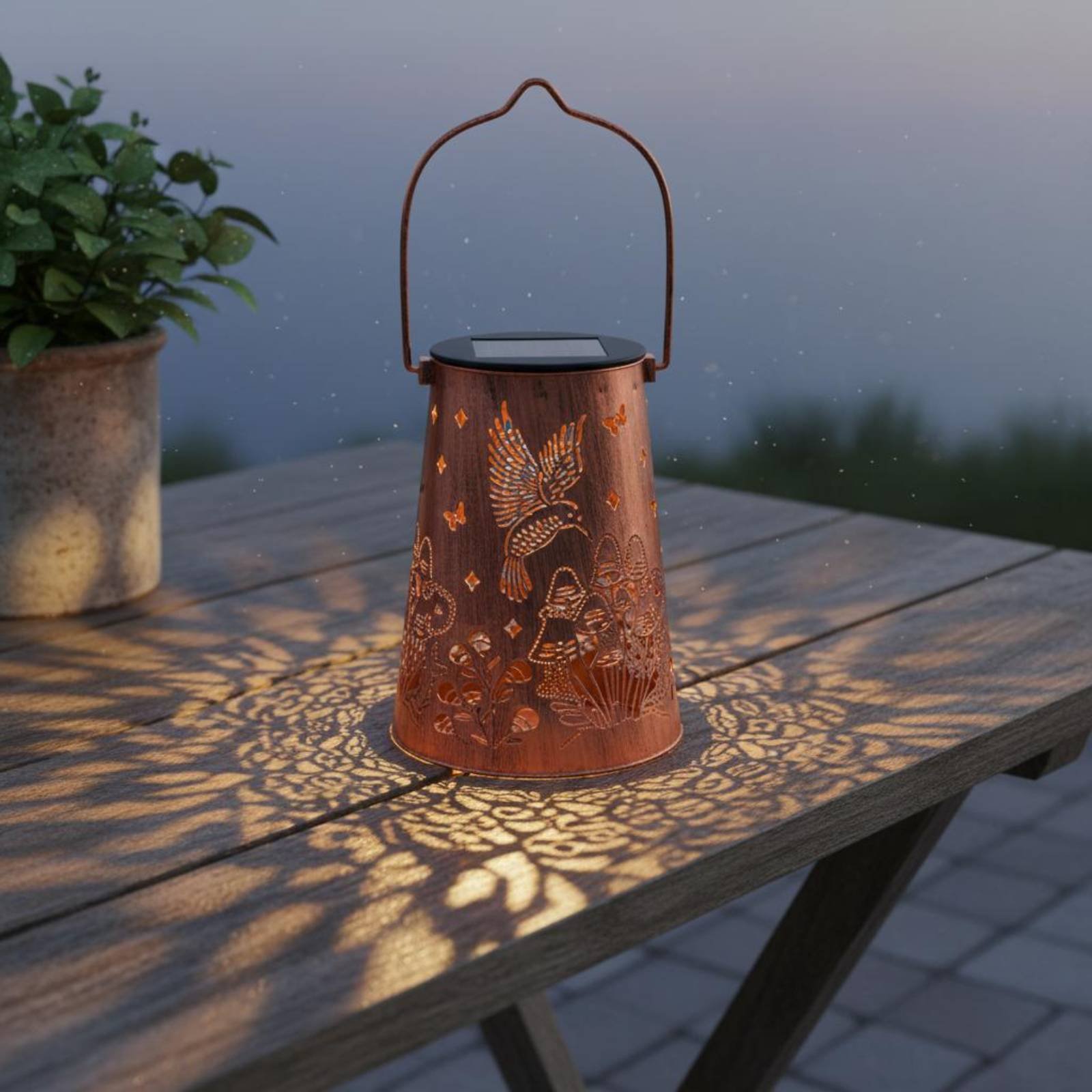 Wzór lampionu w stylu kwiatowy – Outdoor Lighting Design recenzja i cena