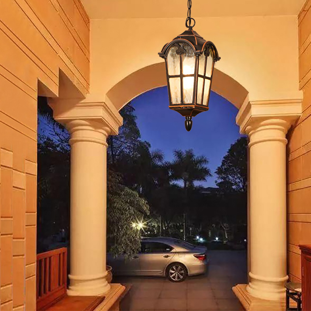 Wodoodporny żyrandol zewnętrzn – Outdoor Lighting Under Roof recenzja i cena