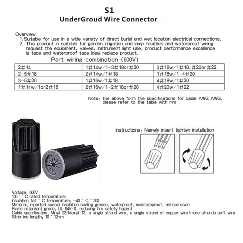 ABJA-Wodoodporne złącza przewo – Outdoor Lighting Connectors recenzja i cena