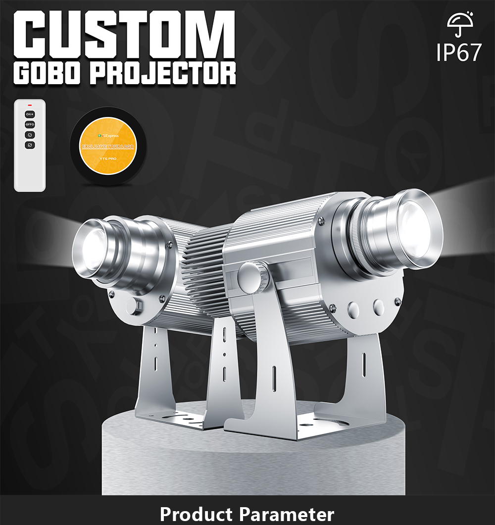 Projektor Gobo YTS PRO Sliver, – Outdoor Lighting Logo recenzja i cena