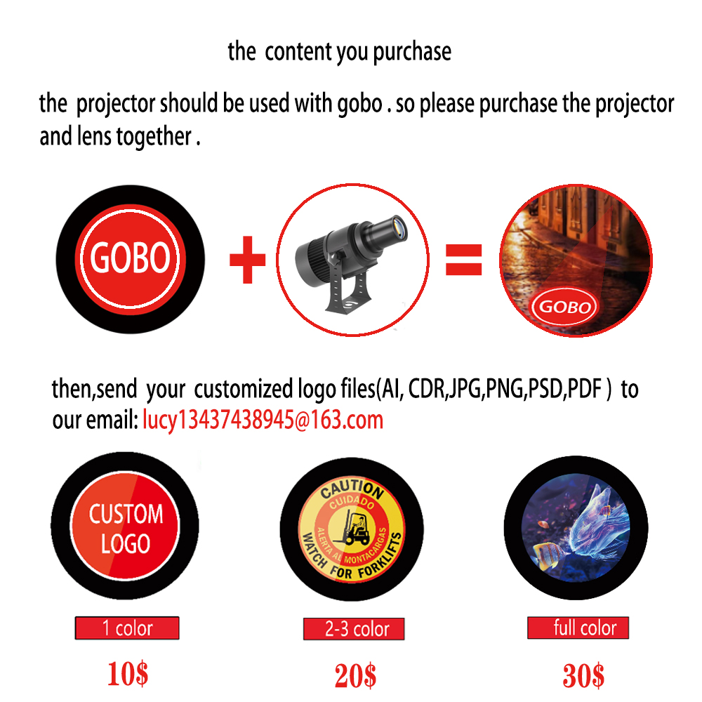 Niestandardowy projektor LED H – Outdoor Lighting Logo recenzja i cena
