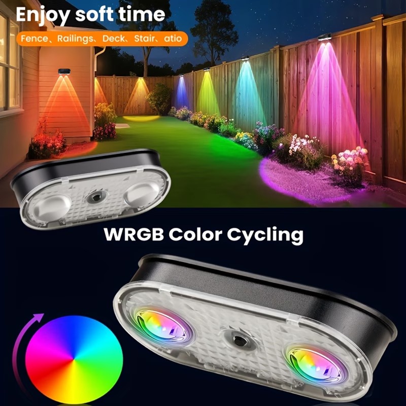 Lampa solarna RGB do ogrodzeni – Outdoor Lighting Amazon recenzja i cena