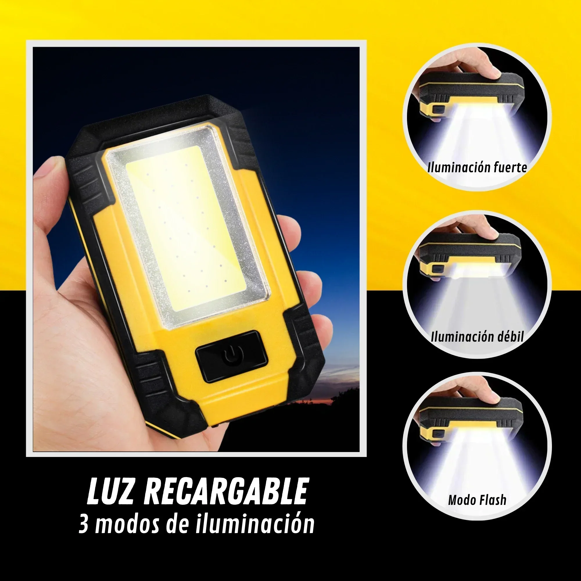 Przenośna lampa robocza z akum – Outdoor Lighting Setup recenzja i cena