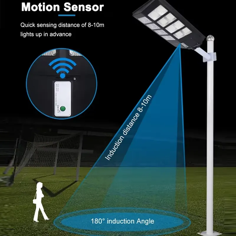 9W Solarna Lampa Uliczna LED z – Outdoor Lighting With Motion Sensor recenzja i cena
