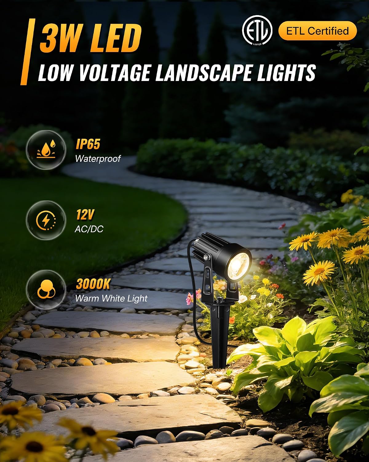 Zestaw oświetlenia LED do ogro – Outdoor Lighting Kit With Transformer recenzja i cena