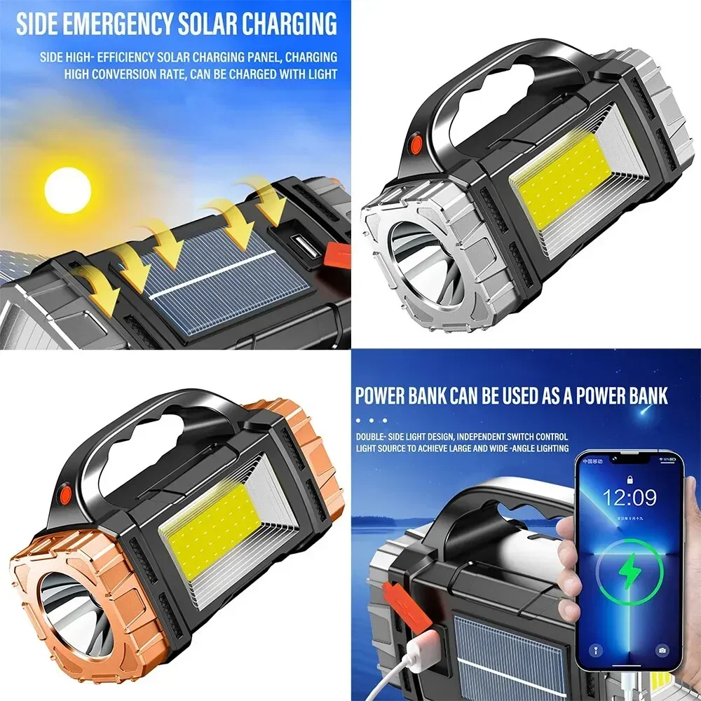 Mocna latarka ręczna ładowana  – Led Flood Light recenzja i cena