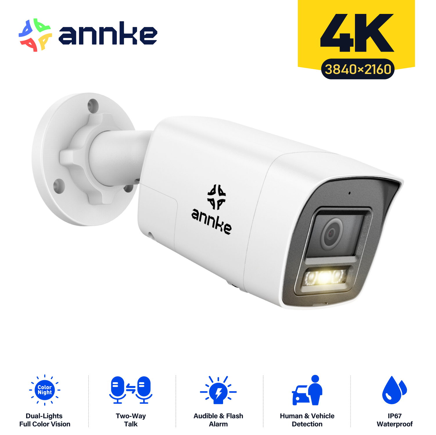 Annke 8MP 4K HD IP Security Ca – Outdoor Lighting Under Roof recenzja i cena