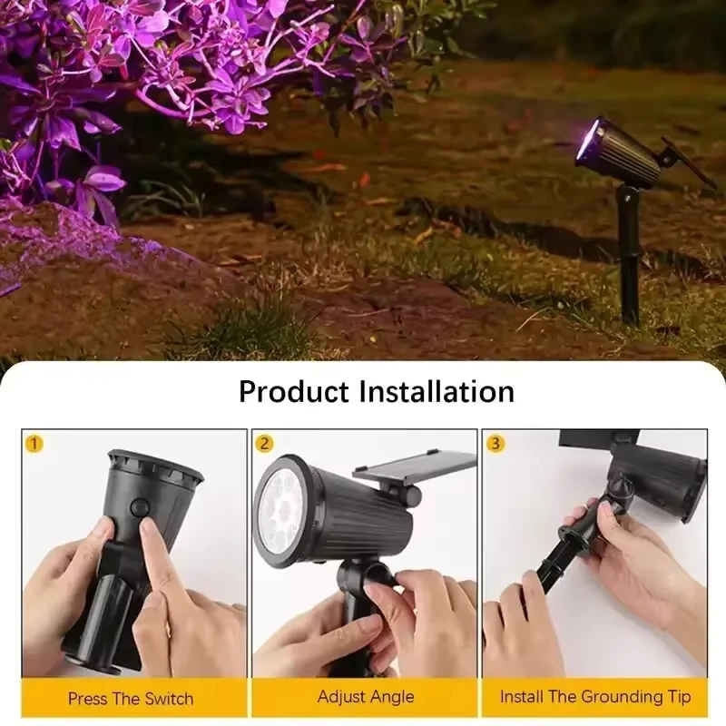 Reflektor LED solarny, 9-LEDow – Outdoor Lighting On Trees recenzja i cena