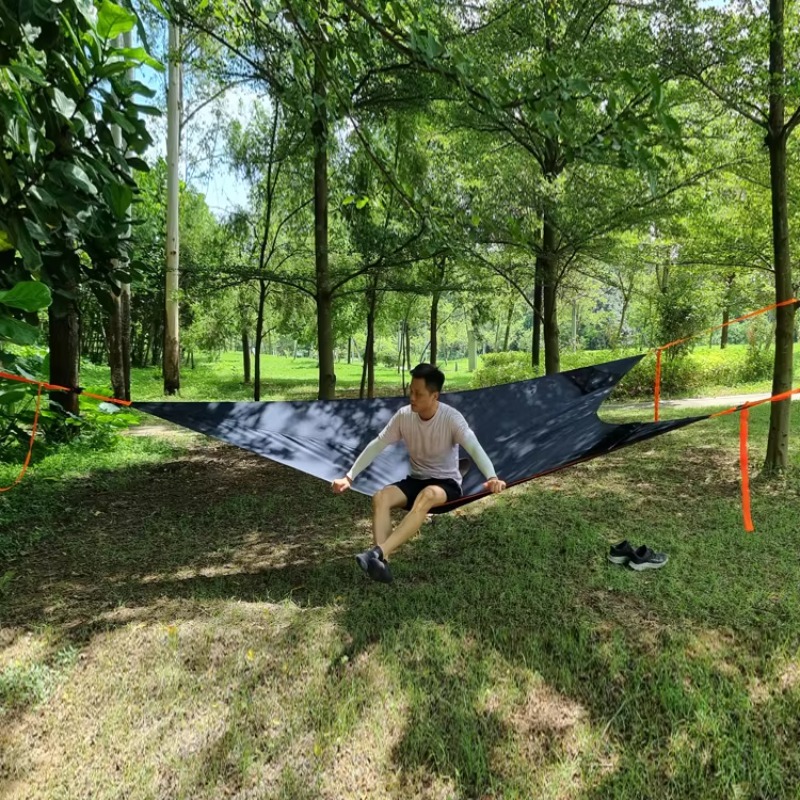 Hamak trójkątny na kemping, sk – Outdoor Lighting On Trees recenzja i cena