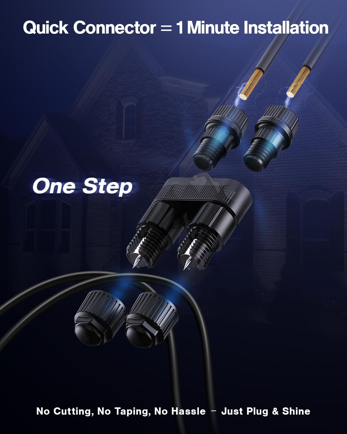 Zestaw 12 sztuk niskonapięciow – Outdoor Lighting Connectors recenzja i cena